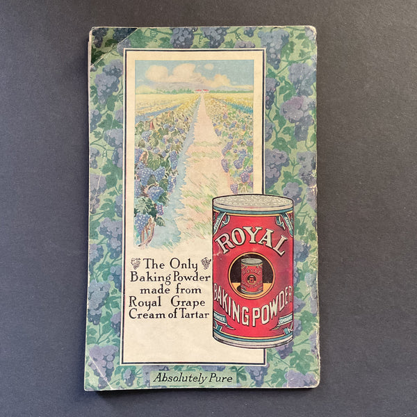 Vintage Cookbook 1911 Royal Baking Powder Royal Baker and Pastry Cook