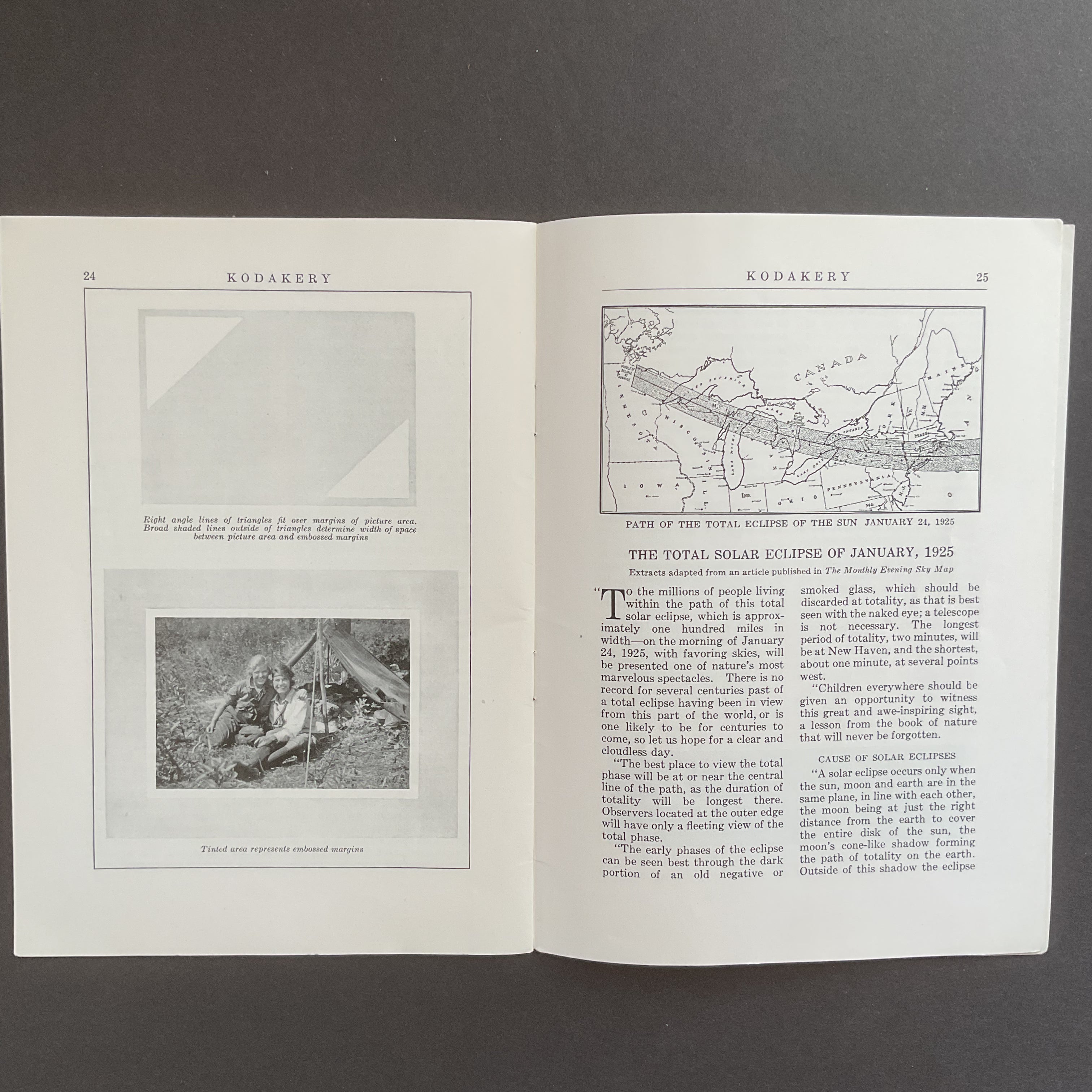 Vintage Kodak Photography Magazine January 1925 The Kodakery
