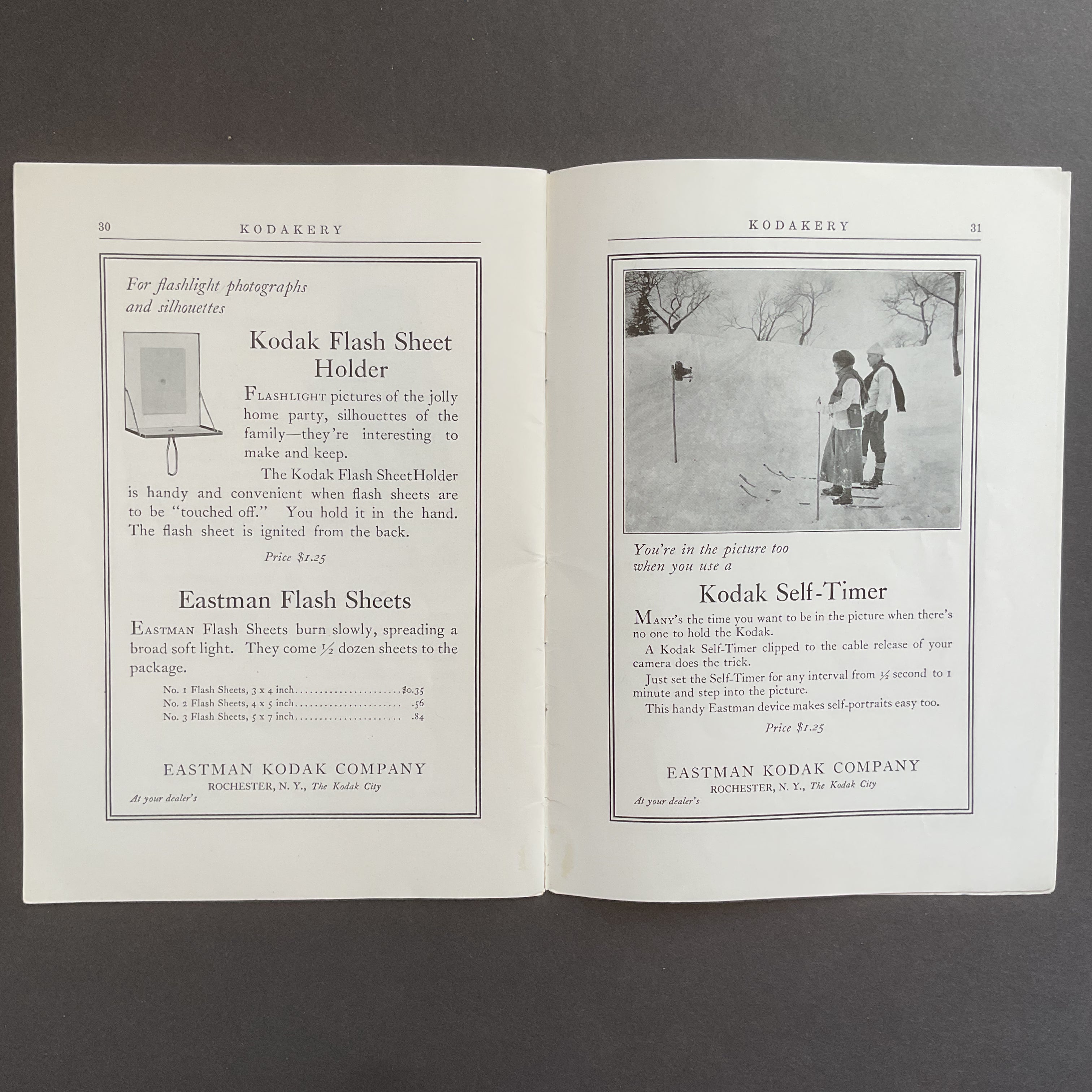 Vintage Kodak Photography Magazine January 1925 The Kodakery