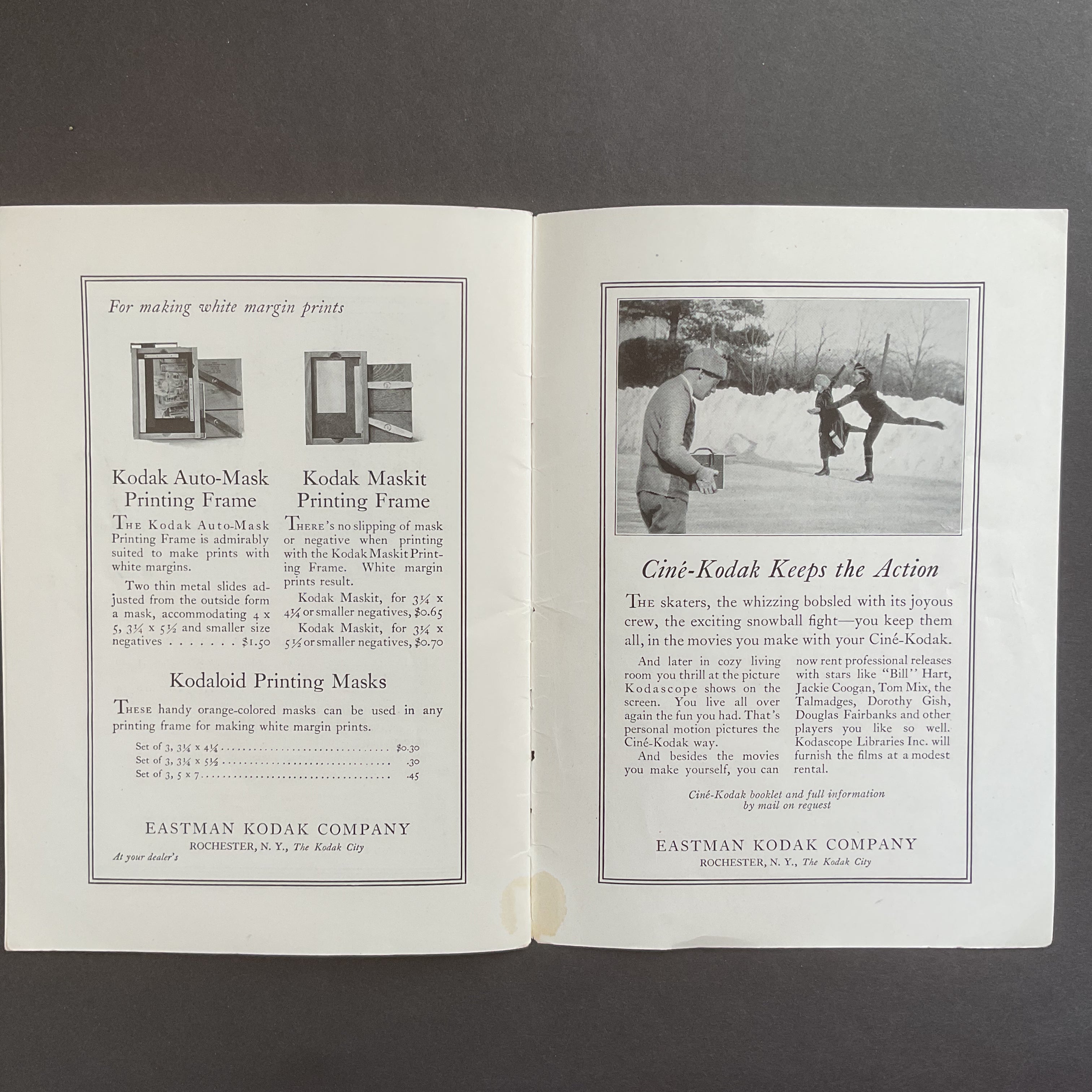 Vintage Kodak Photography Magazine January 1925 The Kodakery