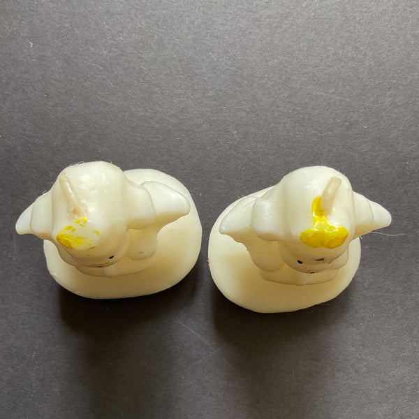 Vintage Christmas Angel Candles Set Holiday Decoration