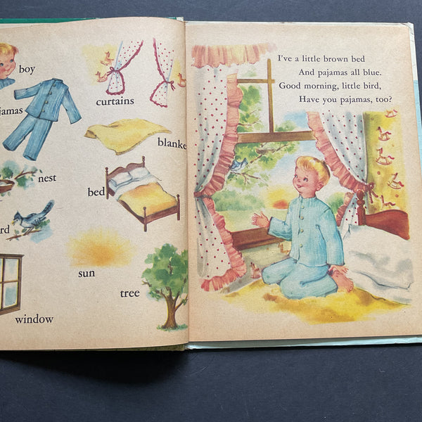 My Happy Day Word Book 1951 Rand McNally Elf Children’s