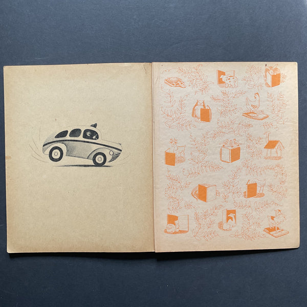 1946 Vintage Little Golden Book 25 The Taxi That Hurried