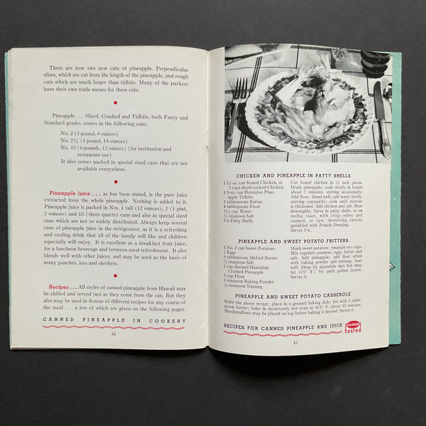 Vintage Book Hawaiian Islands and the Story of Pineapple 1940 History Recipes