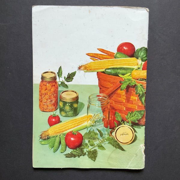 Kerr Home Canning COOKBOOK and Freezing Foods 1958 Recipe Book