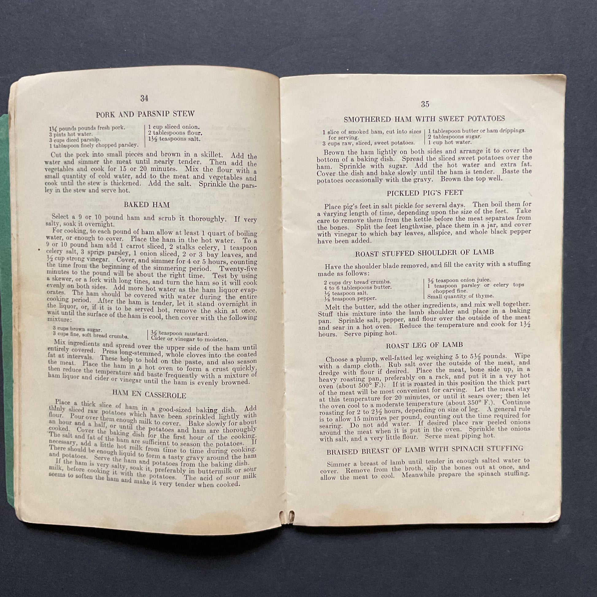 Aunt Sammy’s Radio Recipes 1927 Cookbook Recipe Book - Avid Vintage