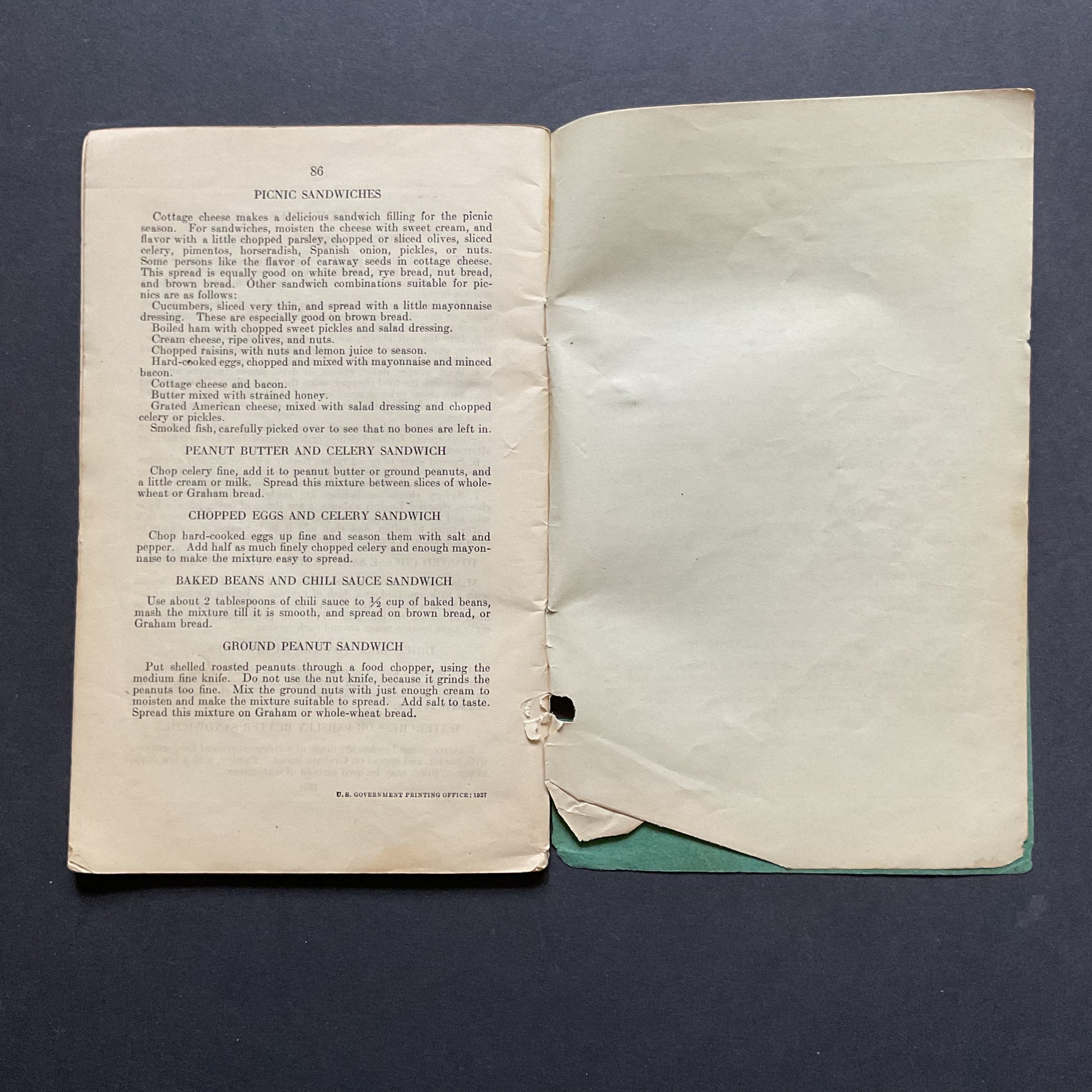 Aunt Sammy’s Radio Recipes 1927 Cookbook Recipe Book - Avid Vintage