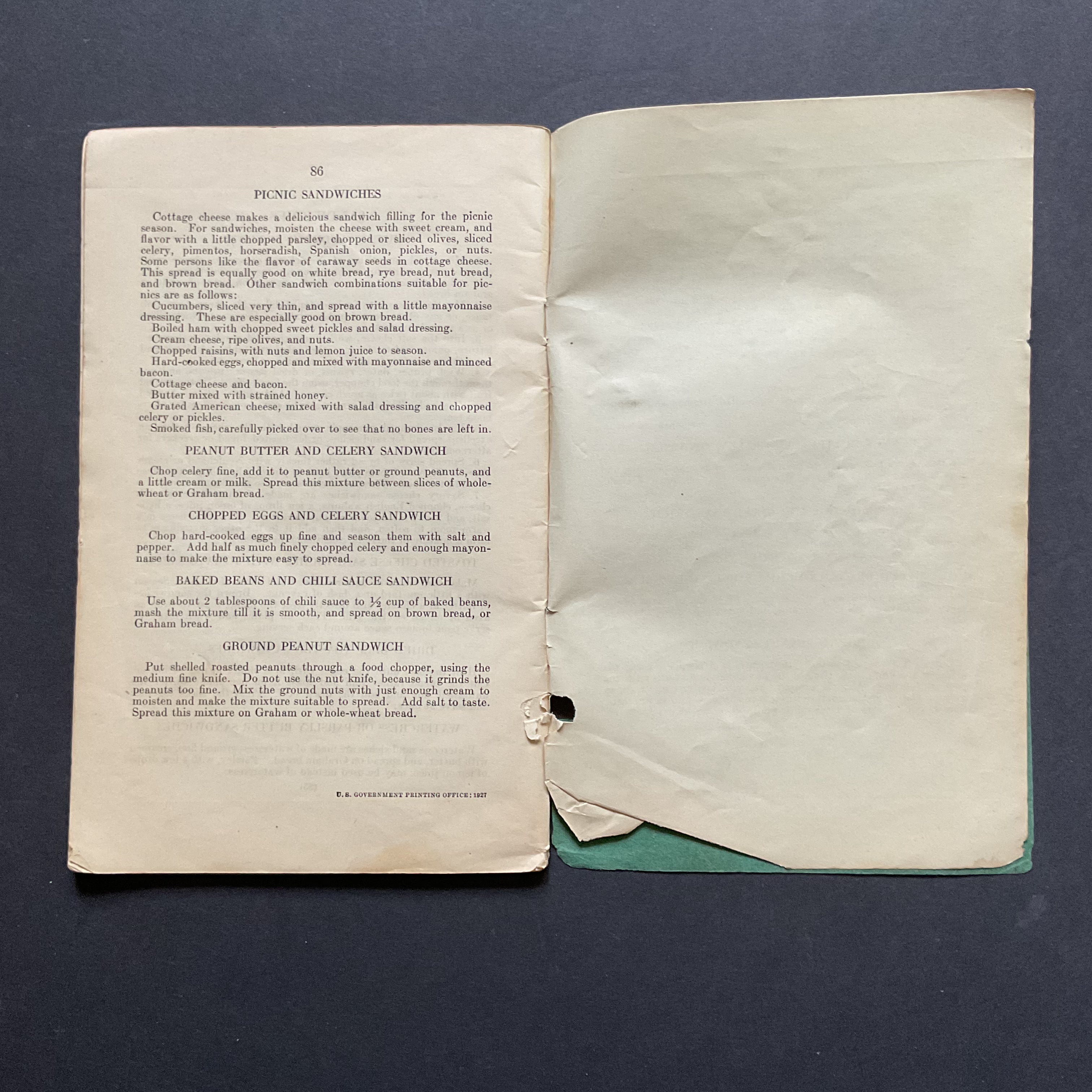 Aunt Sammy’s Radio Recipes 1927 Cookbook Recipe Book - Avid Vintage