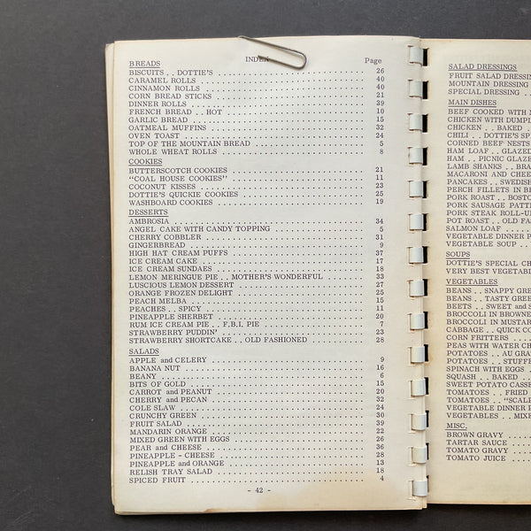 Vintage Recipe Book 1969 Calico Kate’s Cookbook Glen Haven Colorado