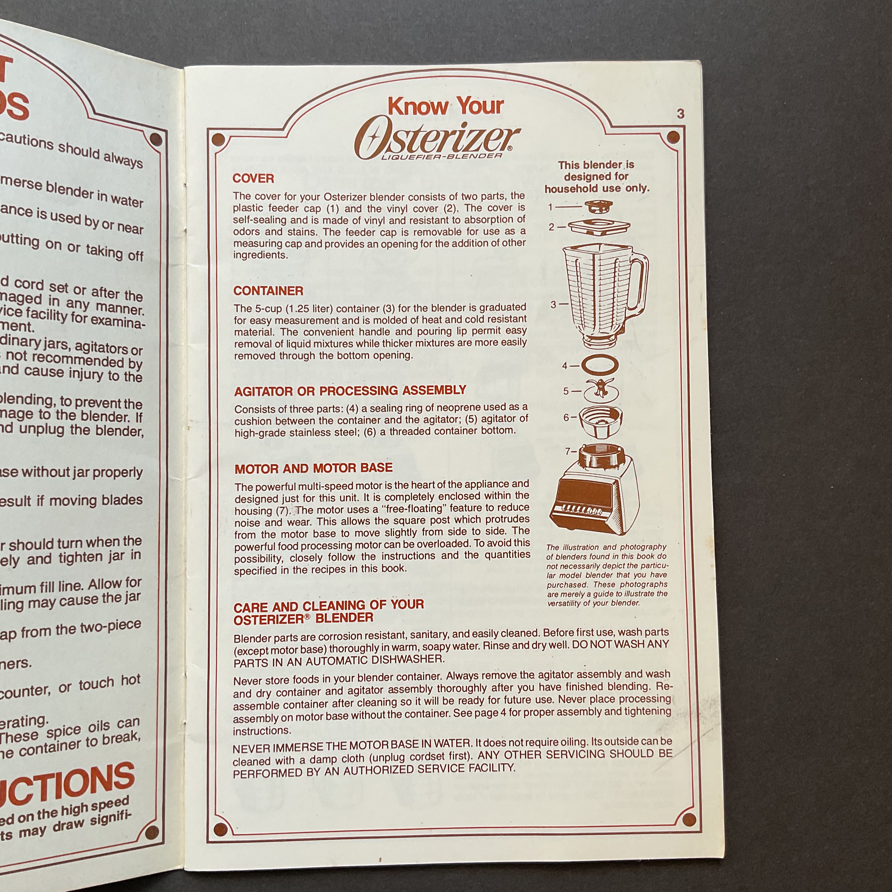 Vintage Recipe Book 1980 Osterizer Blender Creative Cookery Cookbook