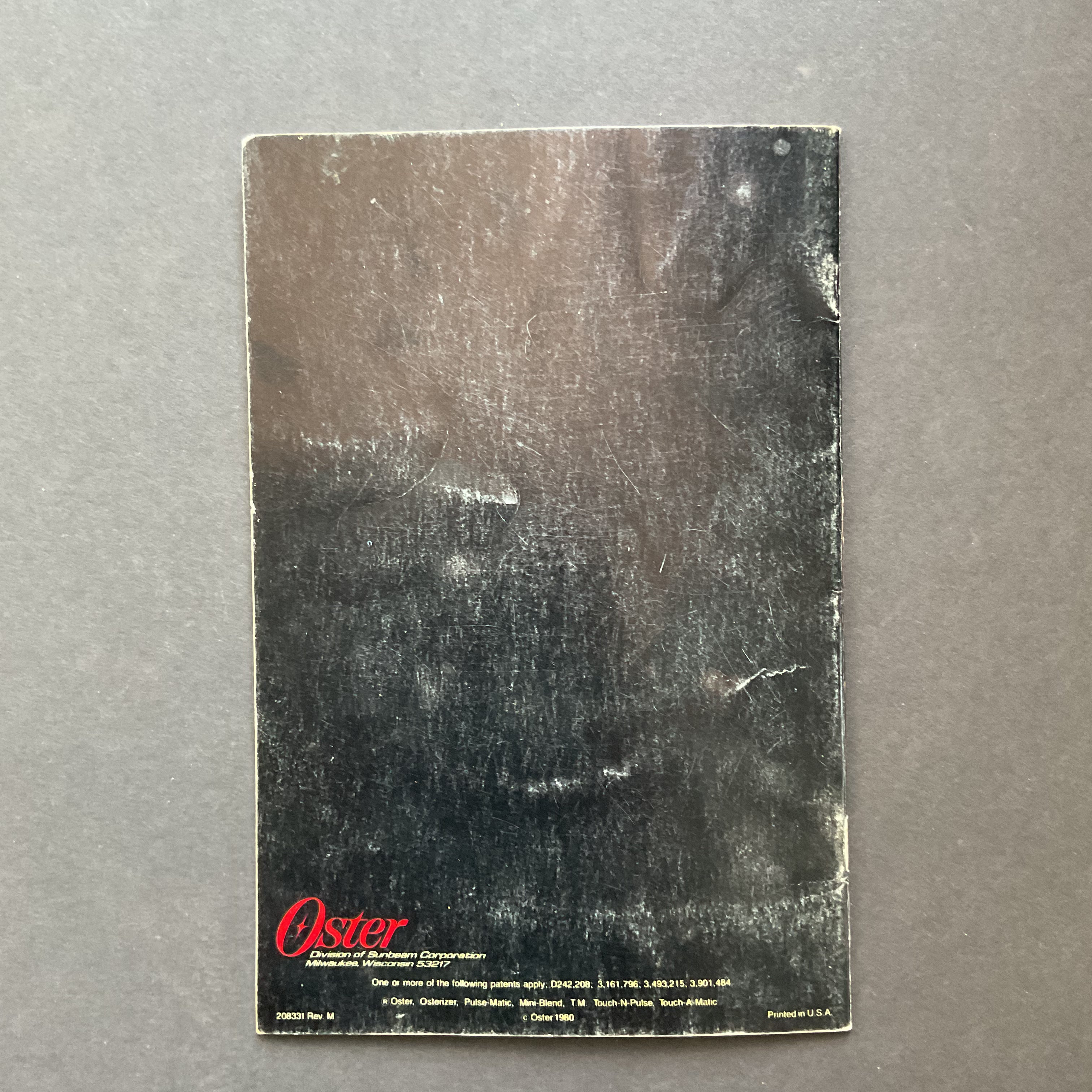 Vintage Recipe Book 1980 Osterizer Blender Creative Cookery Cookbook