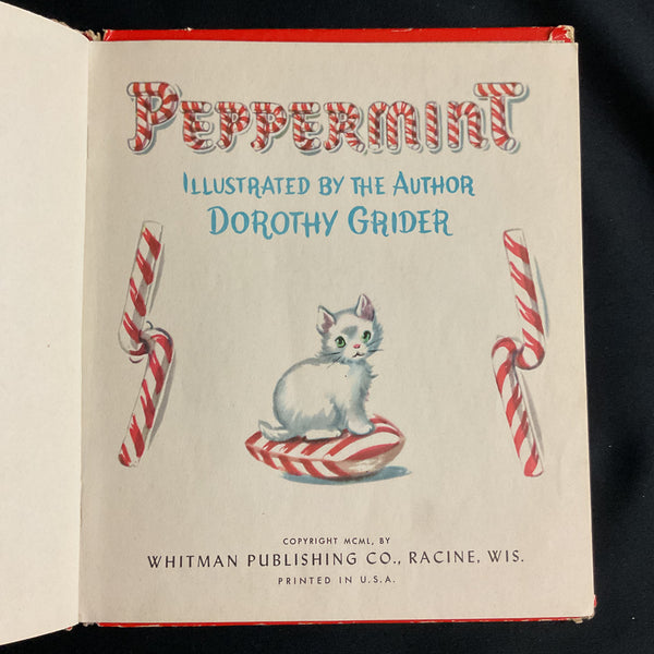Peppermint Vintage 1950 Whitman Top Top Childrens Book