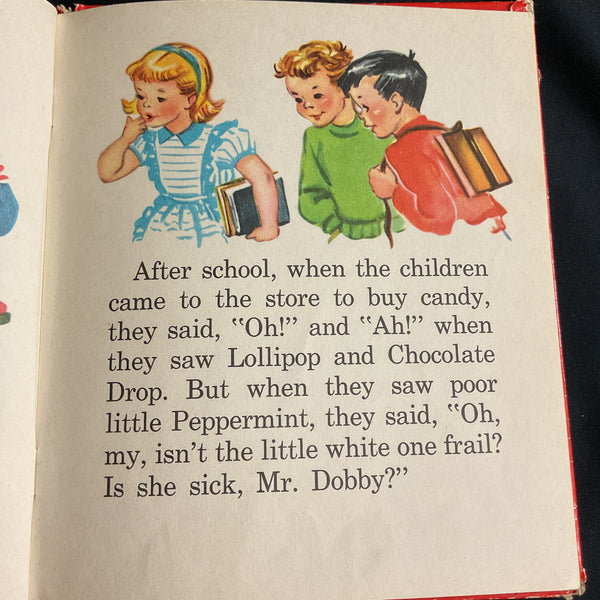Peppermint Vintage 1950 Whitman Top Top Childrens Book