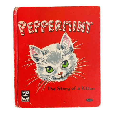 Peppermint Vintage 1950 Whitman Top Top Childrens Book