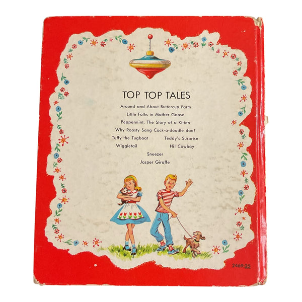 Peppermint Vintage 1950 Whitman Top Top Childrens Book