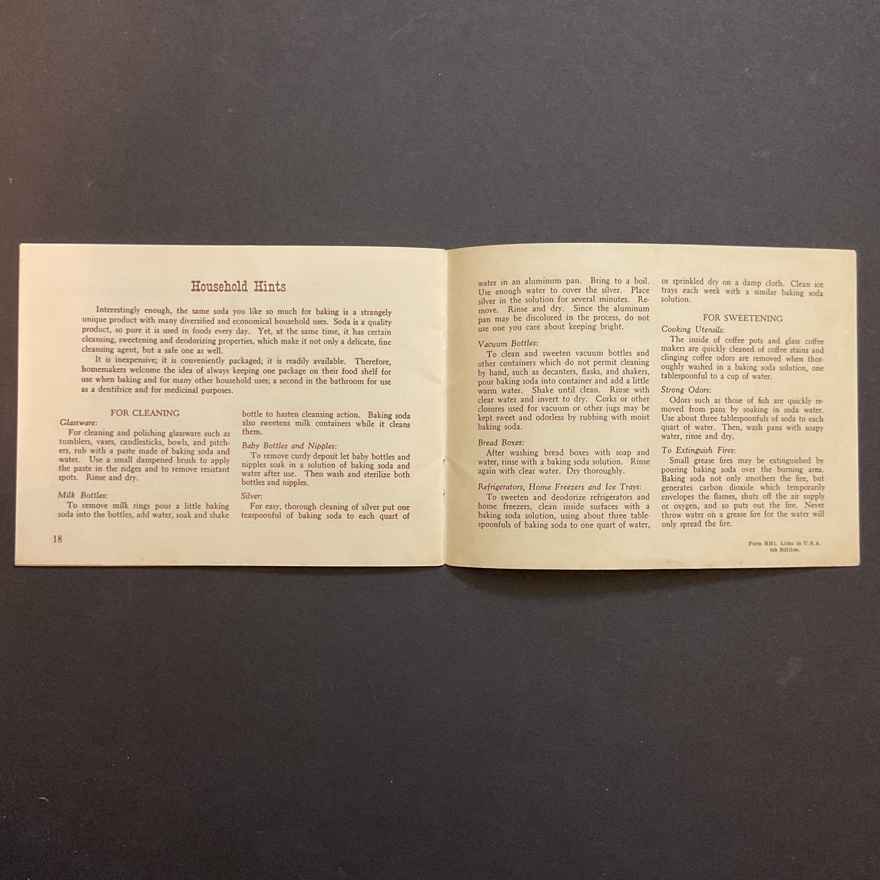 Vintage 1949 New Fashioned Old Fashioned Recipes Booklet