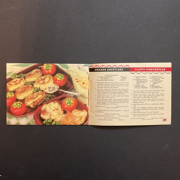 Good Things to Eat Vintage 1943 Recipe Booklet Martha Lee Anderson