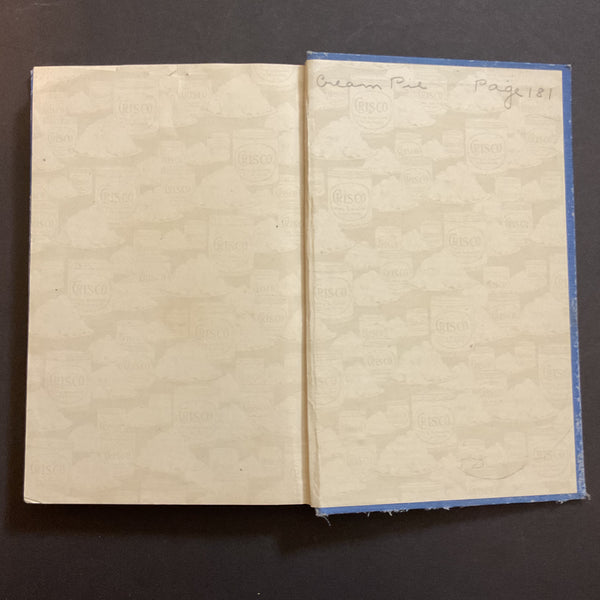 A Calendar of Dinners with 615 Recipes and The Story of Crisco 1920 Book