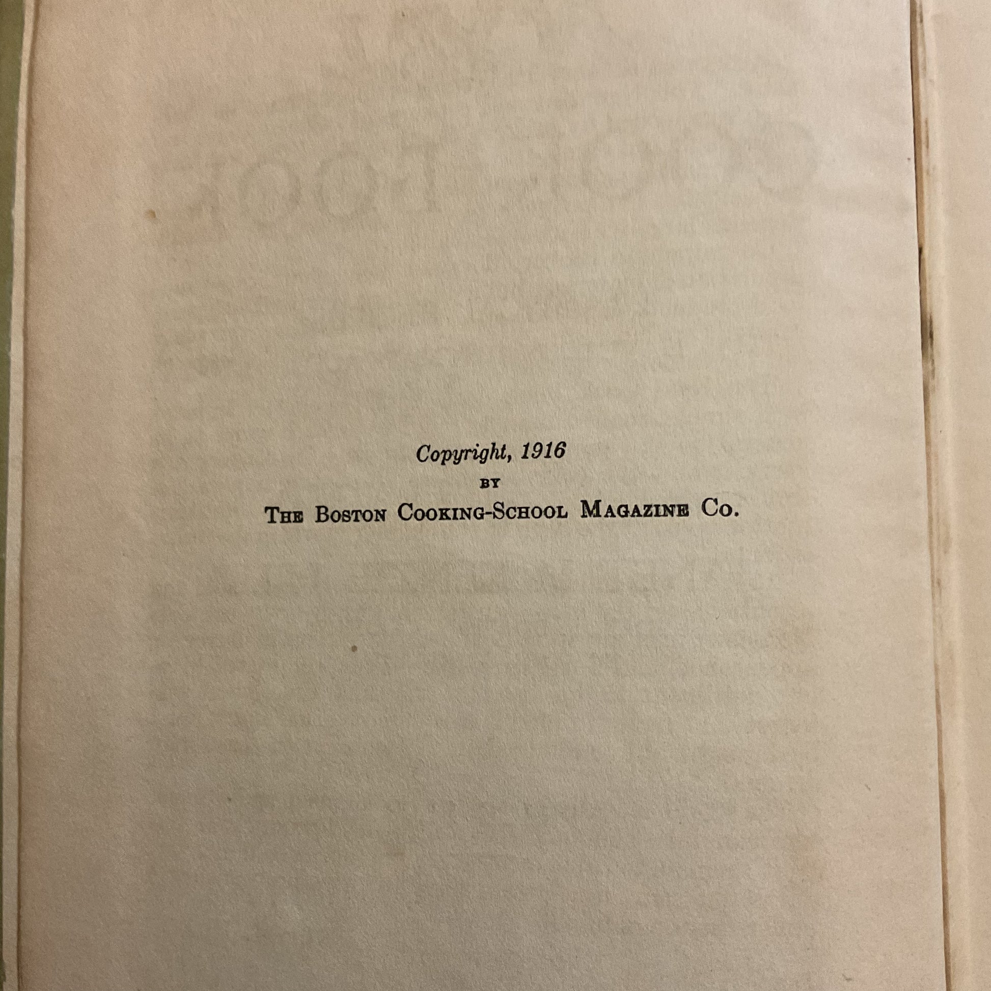 Vintage Nyal Cookbook 1916 Hardcover Recipe Book - Avid Vintage