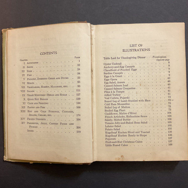 Vintage Nyal Cookbook 1916 Hardcover Recipe Book
