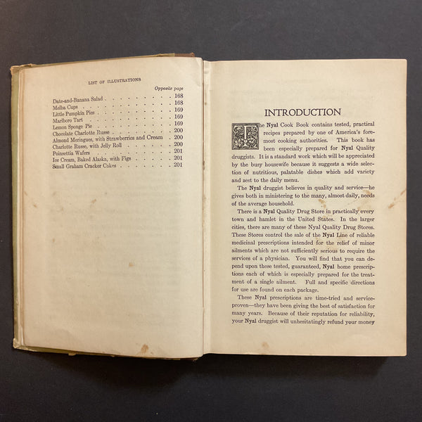 Vintage Nyal Cookbook 1916 Hardcover Recipe Book