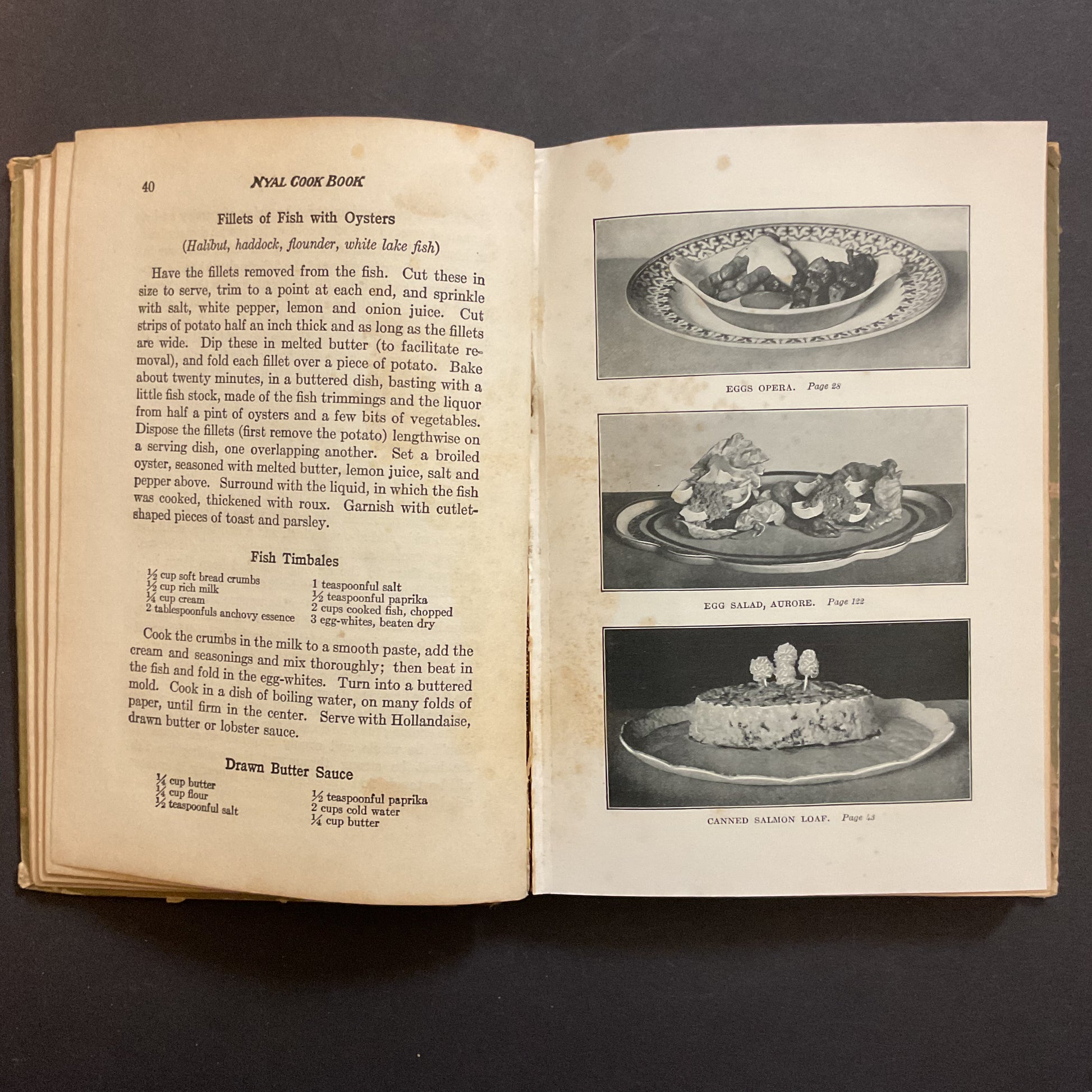 Vintage Nyal Cookbook 1916 Hardcover Recipe Book - Avid Vintage