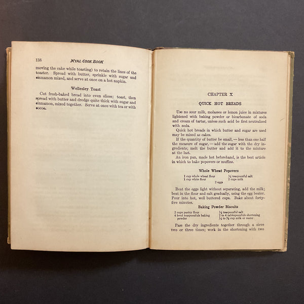 Vintage Nyal Cookbook 1916 Hardcover Recipe Book