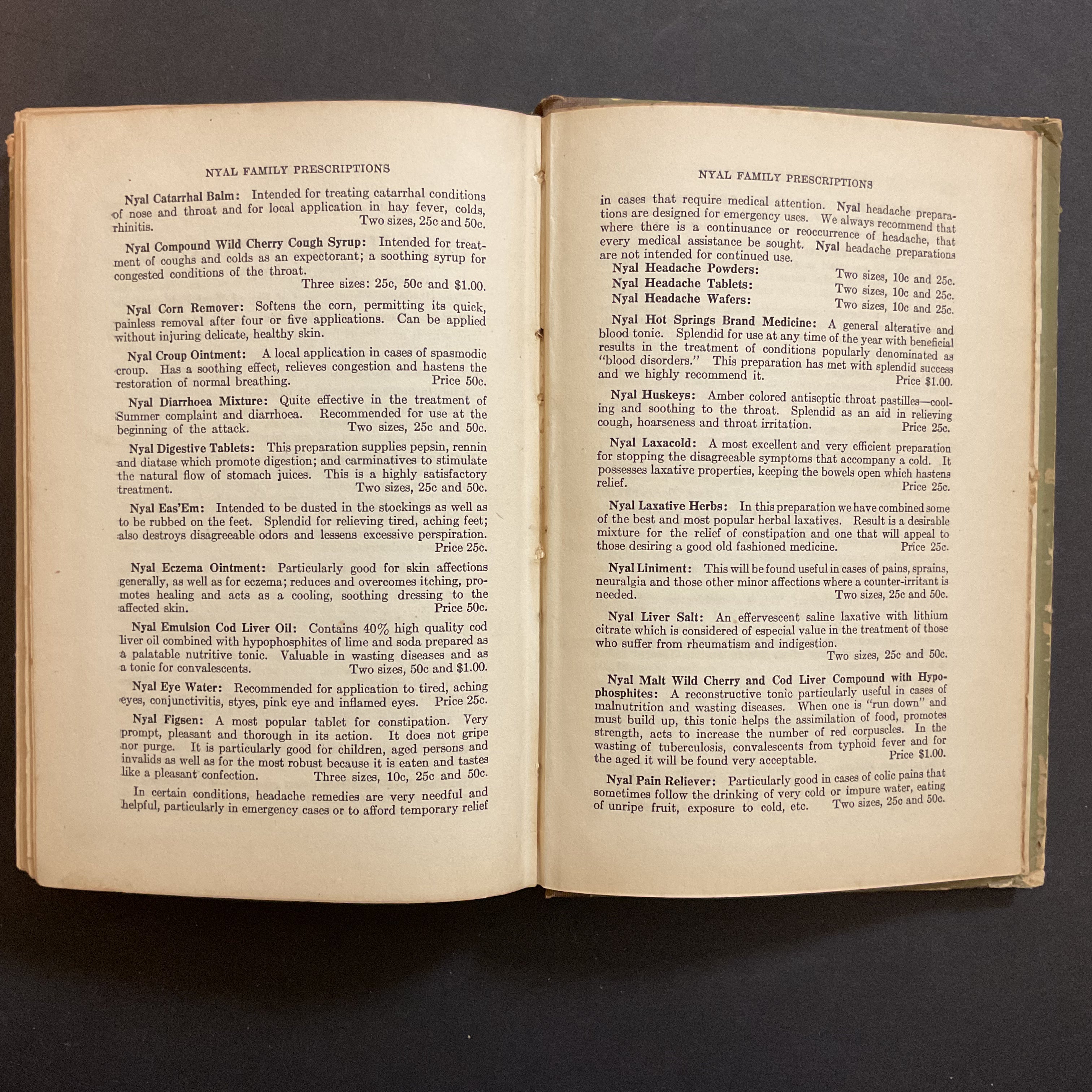 Vintage Nyal Cookbook 1916 Hardcover Recipe Book - Avid Vintage