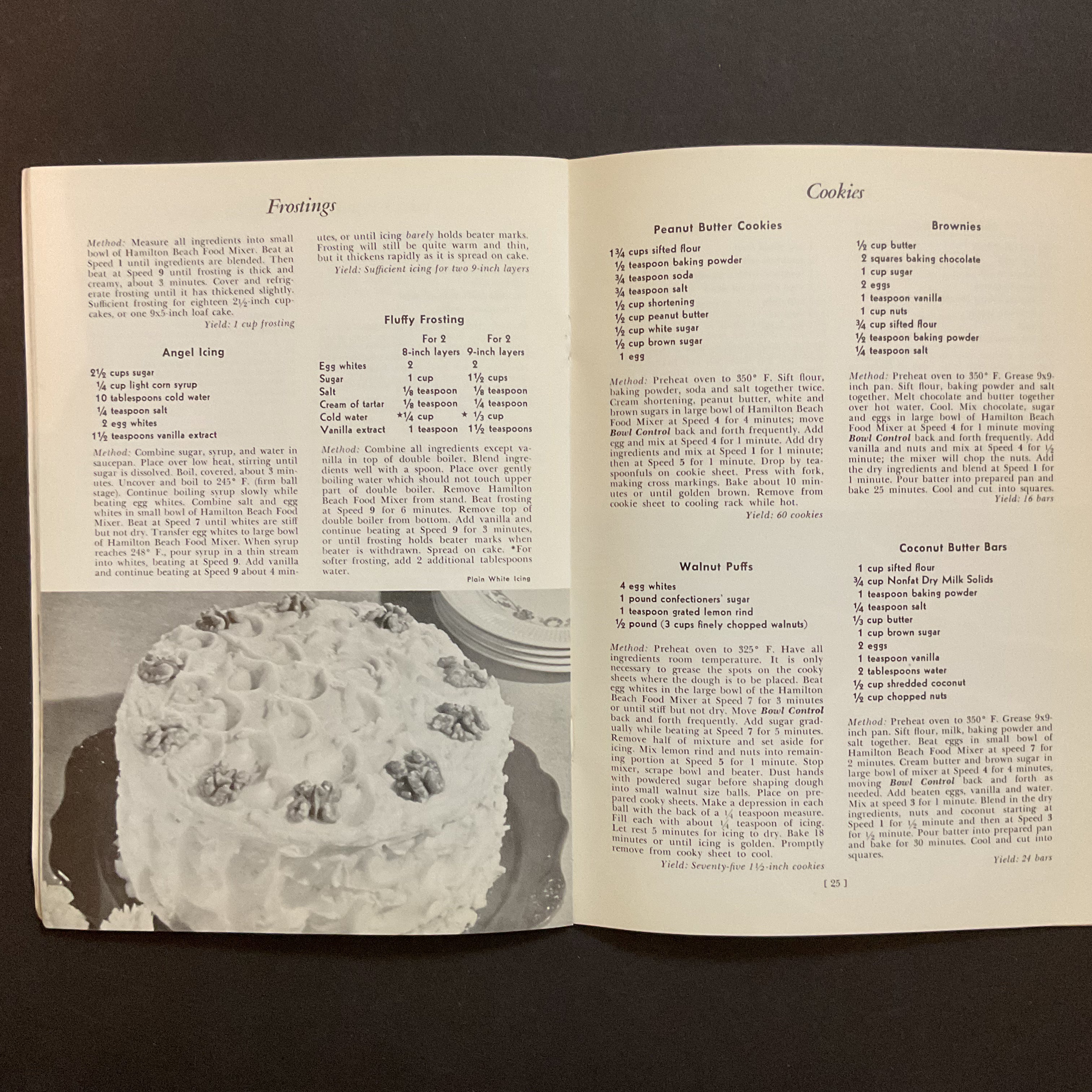 Hamilton Beach Model K Food Mixer Instructions and Recipe Book