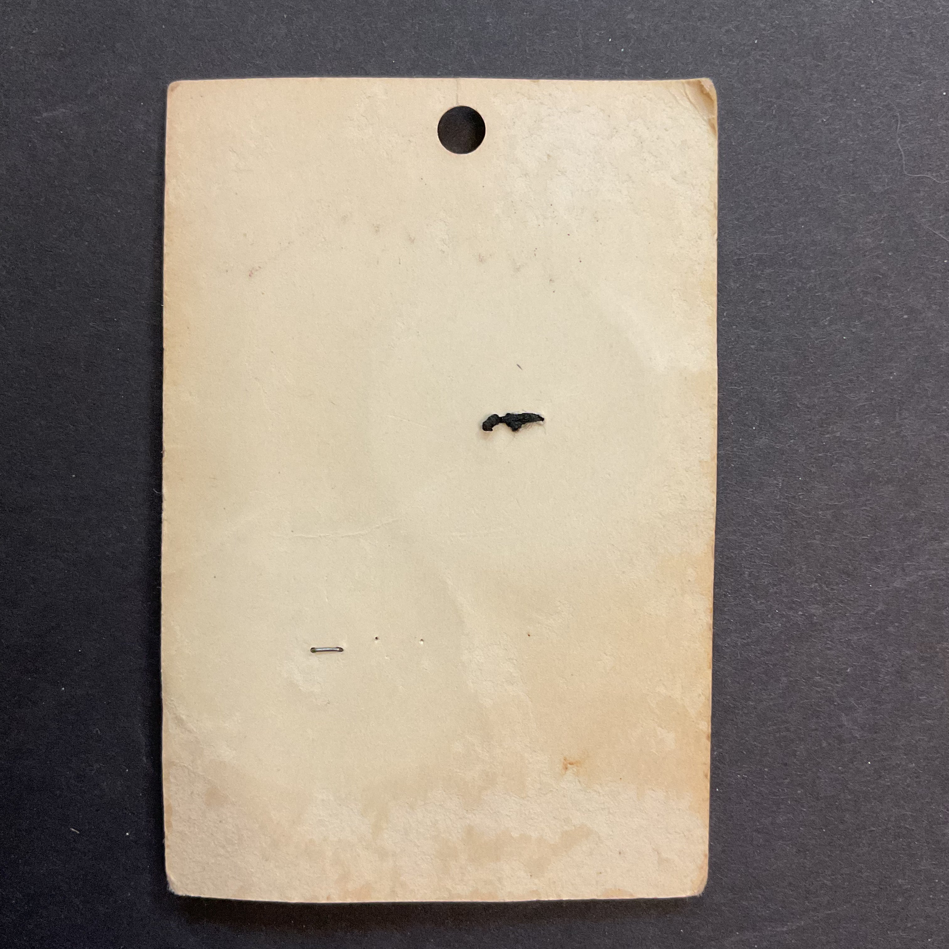 Vintage Le Chic 1 3/8 Black Plastic 2 Hole Buttons 6 on Card
