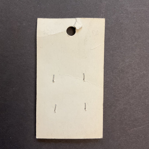 Vintage La Petite 5/8 Cream Beige Plastic 2 Hole Buttons 4 on Button Card