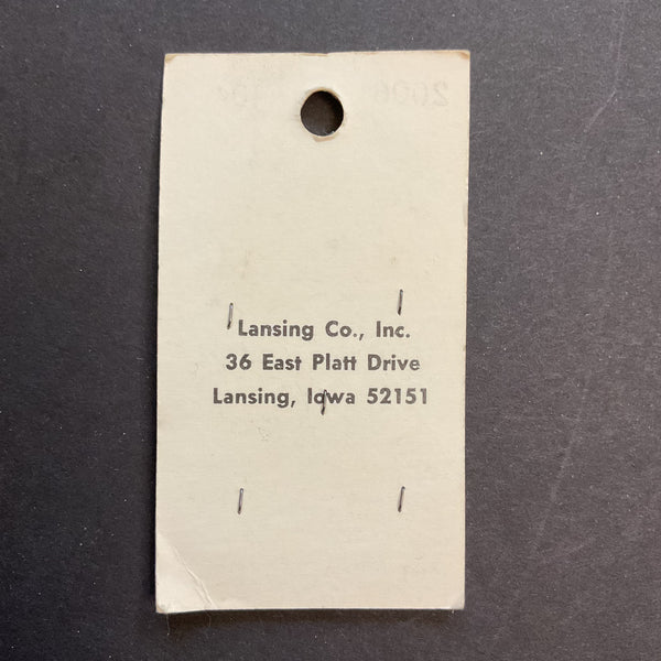 Vintage 2006 La Petite 3/4 Beige 2 Hole Buttons 5 on Button Card