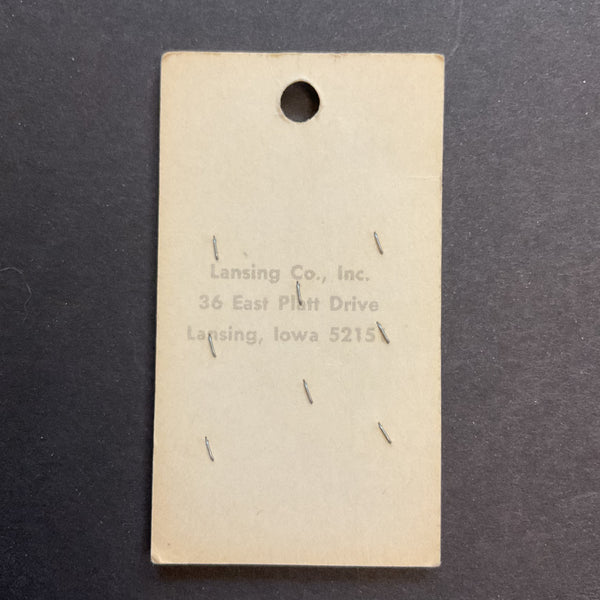 Vintage 1094 La Petite 1/2 Light Purple Plastic 2 Hole Buttons 8 on Card