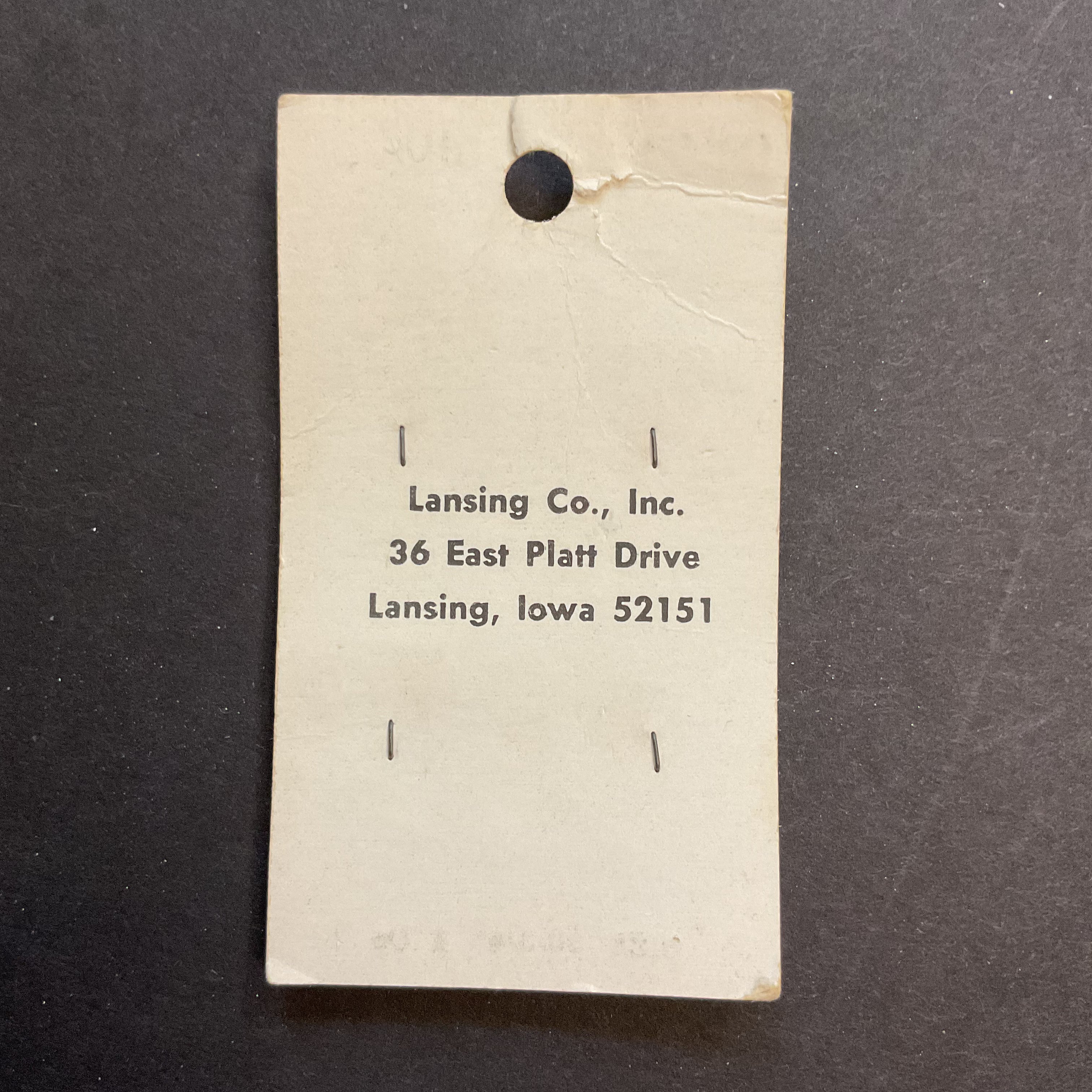 Vintage 9149 Lansing 3/4 Beige 4 Hole Buttons 4 on Button Card