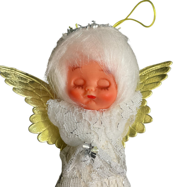 Vintage Angel Christmas Ornament Yuletide Enterprises Japan