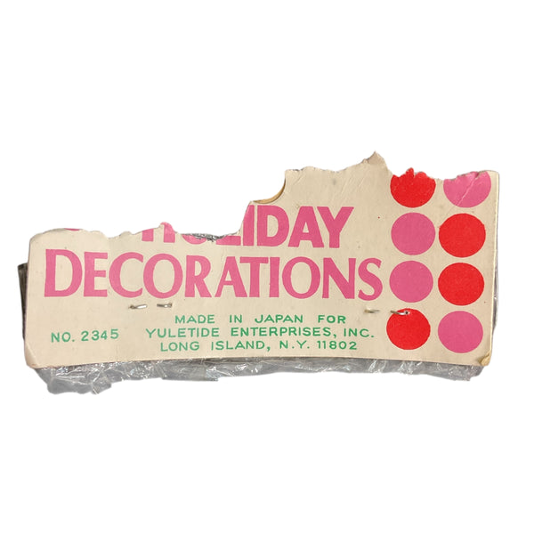 Vintage Angel Christmas Ornament Yuletide Enterprises Japan