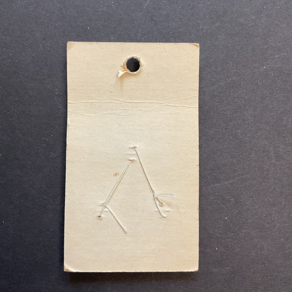 3 Vintage La Petite 3/4 Plastic Marbled Cream Buttons 3 on Card