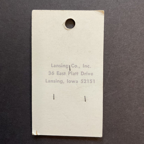 Vintage La Petite 1/2 Purple Plastic 2 Hole Buttons 3 on Card