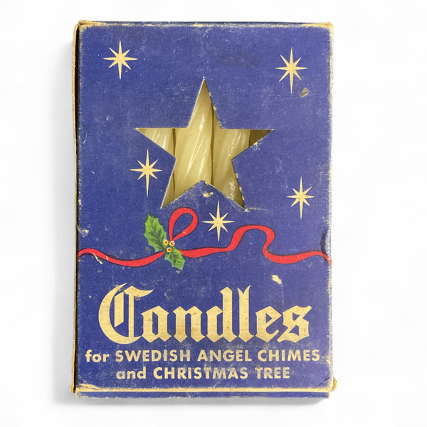 Vintage Candles for Swedish Angel Chimes and Christmas Tree