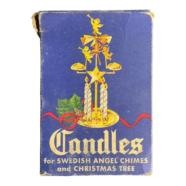 Vintage Candles for Swedish Angel Chimes and Christmas Tree