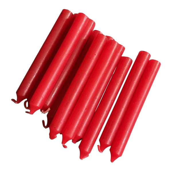 Vintage Red Candles for Swedish Angel Chimes and Christmas Tree