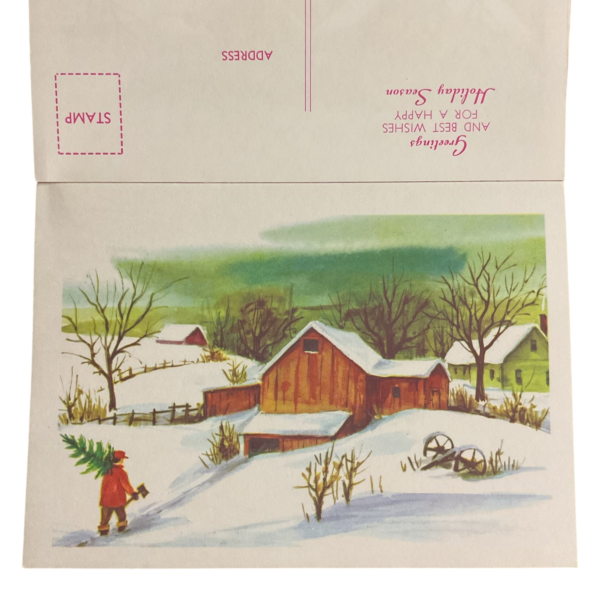 Vintage Christmas Postcards to Send Pratt and Austin 28 Blank