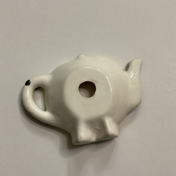 Vintage Tea Bag Holder Anthropomorphic Lemon Ceramic