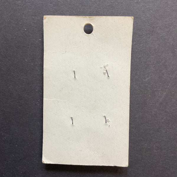 Vintage La Petite 5/8 Cream Colored Plastic 2 Hole Buttons 4 on Button Card