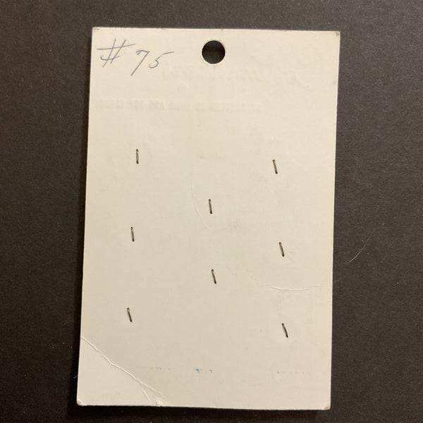 Vintage Buttons Red 2 Hole 572 Costumakers Size 24 Shiny Red 8 on Card