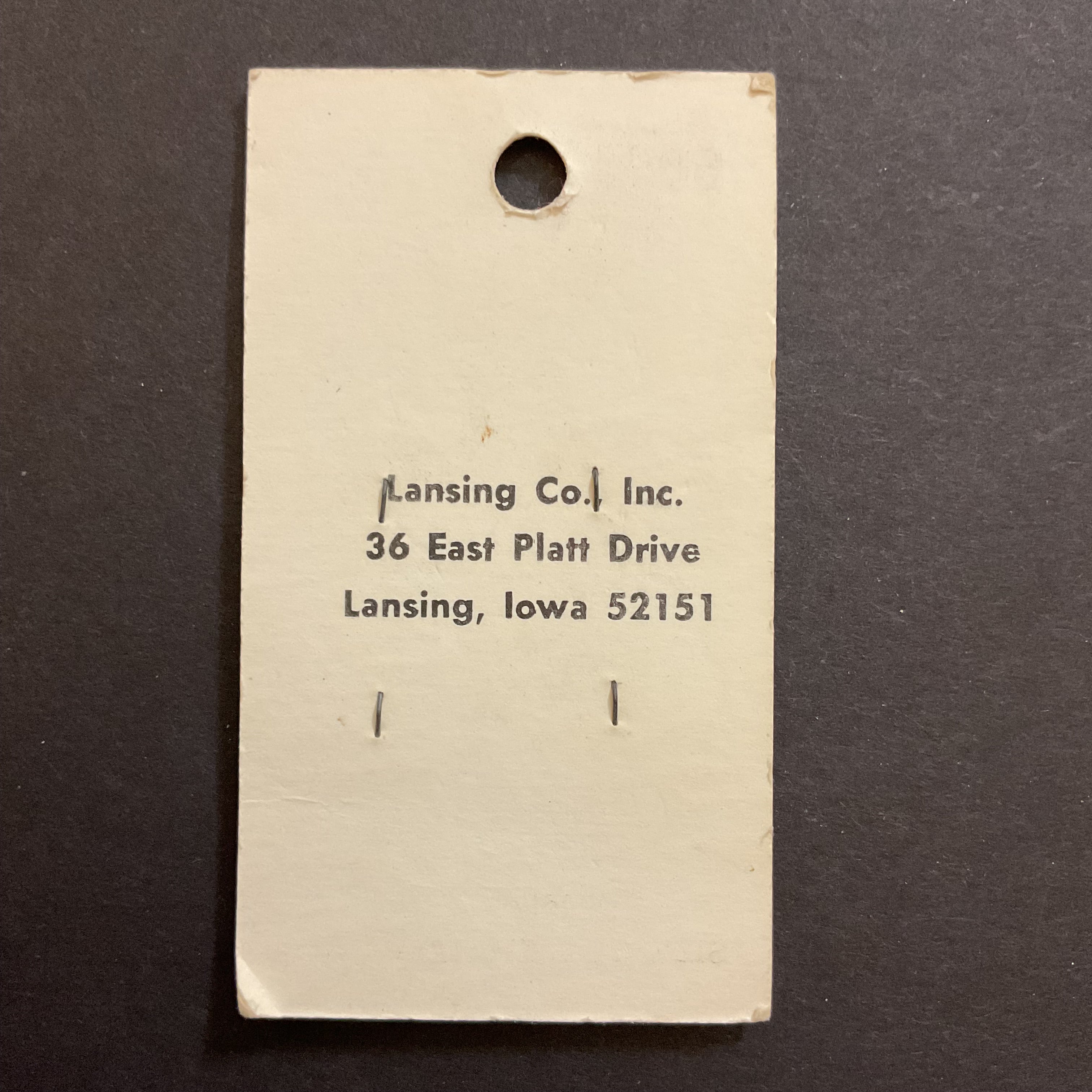 Vintage 5094 La Petite 5/8 Orange 4 Hole Buttons 4 on Button Card