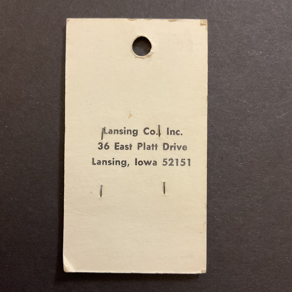 Vintage 5094 La Petite 5/8 Orange 4 Hole Buttons 4 on Button Card