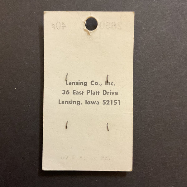 Vintage 2650 La Petite 3/4 Shiny Gold 2 Hole Buttons 4 on Card