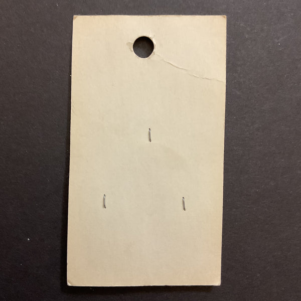 Vintage 2619 La Petite 5/8 Matte Brown Tan 4 Hole Buttons 3 on Card