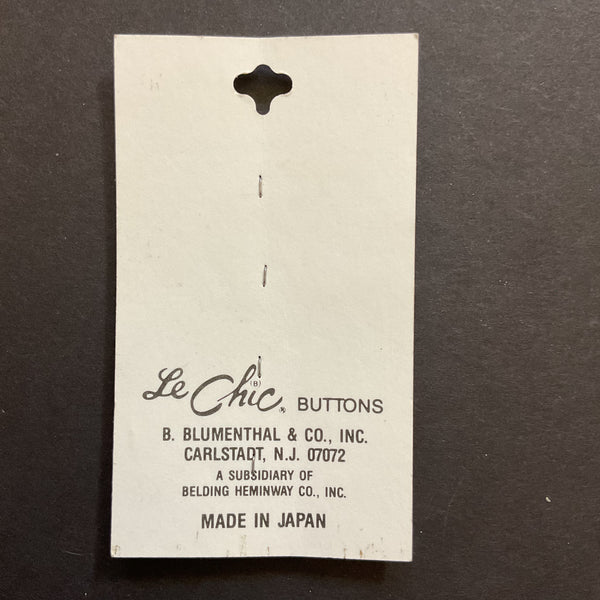 Vintage 2390 Le Chic 1/2 Light Pink 2 Hole Buttons 4 on Button Card